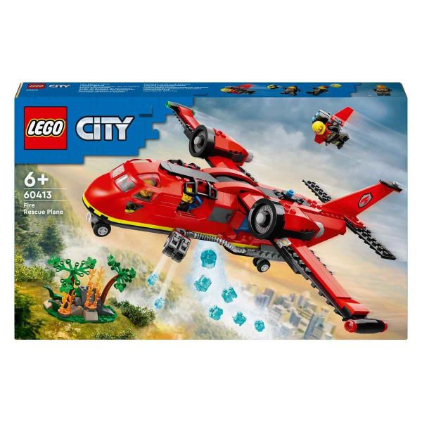 LEGO City İtfaiye Kurtarma Uçağı LCT-60413 Oyuncak Seti