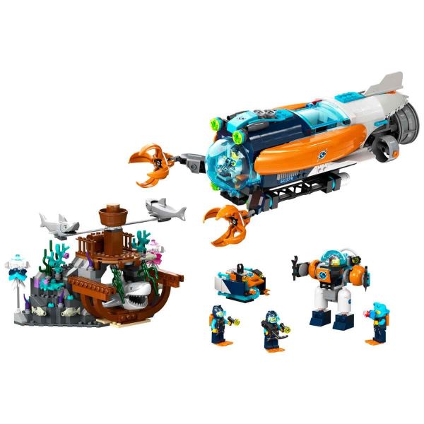 LEGO City Derin Deniz Keşif Denizaltısı LCT-60379 Oyuncak Seti
