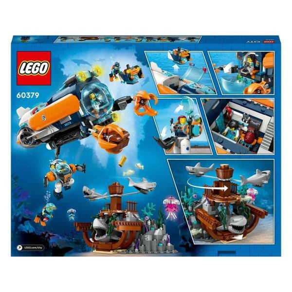 LEGO City Derin Deniz Keşif Denizaltısı LCT-60379 Oyuncak Seti
