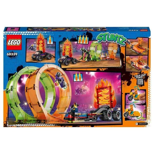 LEGO City Çift Çemberli Gösteri Arenası LCT-60339 Oyuncak Seti