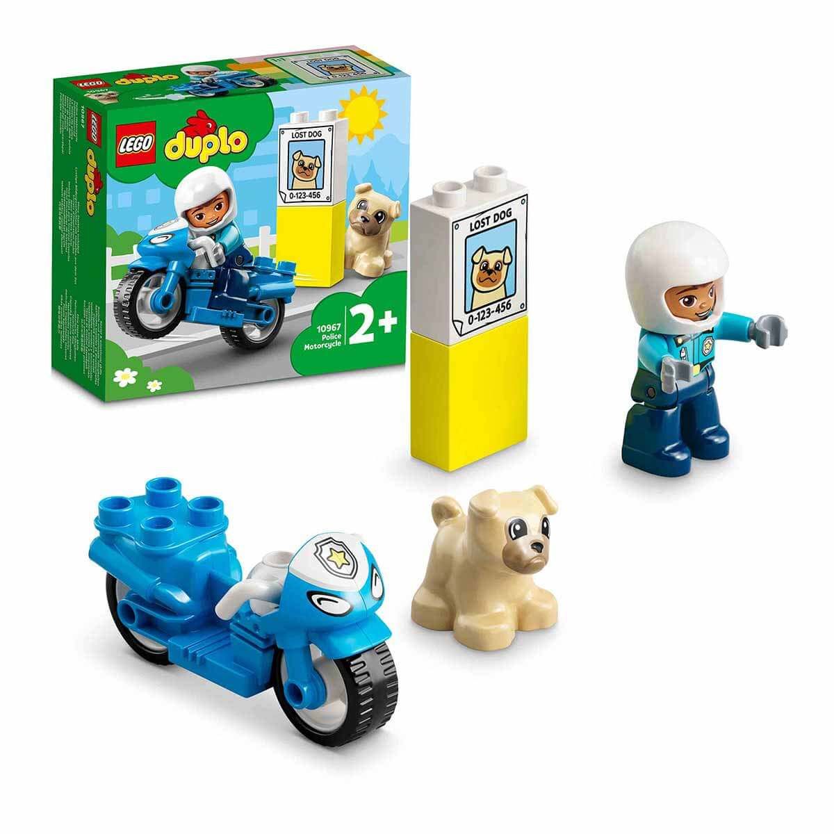 LEGO DUPLO Kurtarma Polis Motosikleti LDP-10967 Oyuncak Seti