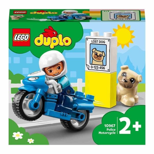LEGO DUPLO Kurtarma Polis Motosikleti LDP-10967 Oyuncak Seti