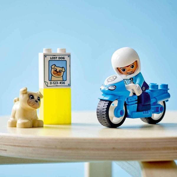 LEGO DUPLO Kurtarma Polis Motosikleti LDP-10967 Oyuncak Seti