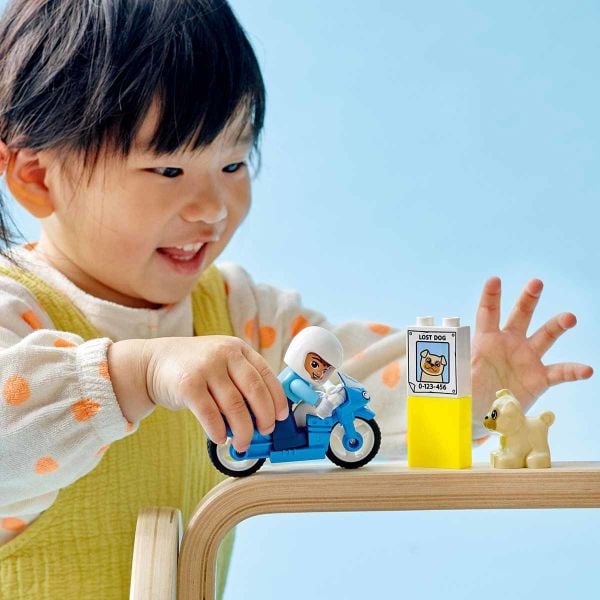LEGO DUPLO Kurtarma Polis Motosikleti LDP-10967 Oyuncak Seti
