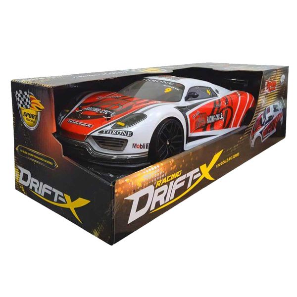 Uzaktan Kumandalı Araba Şarjlı High Speed Racing Drift-X VR-886 Kırmızı / Beyaz