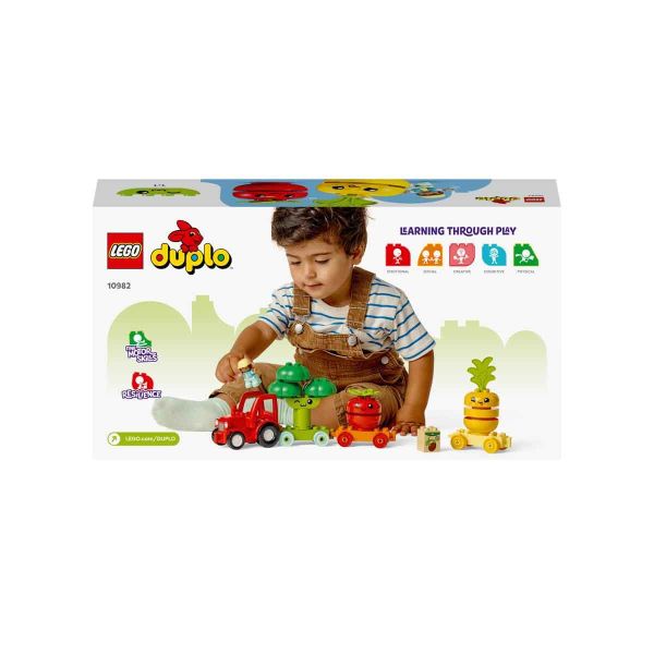 LEGO DUPLO İlk Meyve Sebze Traktörü LDP-10982 Oyuncak Seti