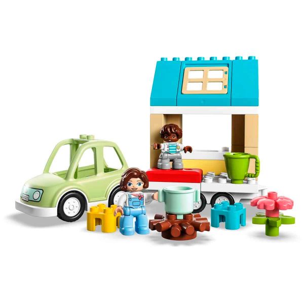 LEGO DUPLO Kasabası Tekerlekli Aile Evi LDP-10986 Oyuncak Seti