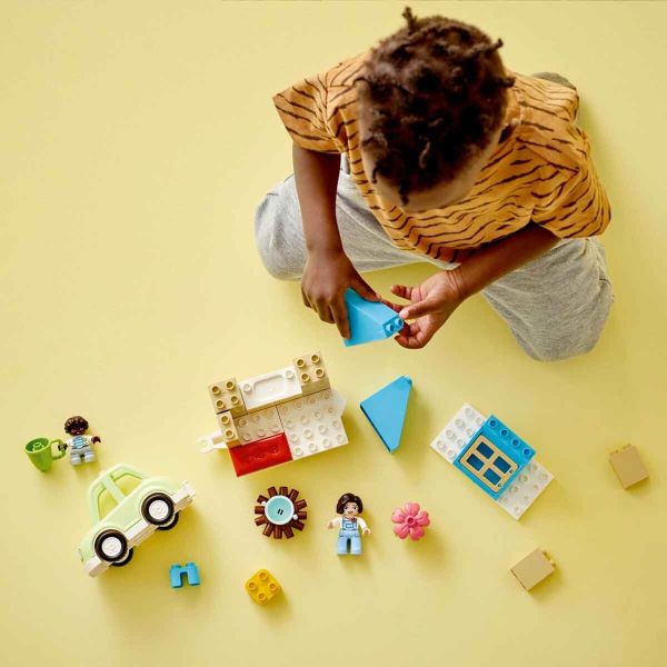 LEGO DUPLO Kasabası Tekerlekli Aile Evi LDP-10986 Oyuncak Seti