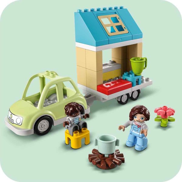 LEGO DUPLO Kasabası Tekerlekli Aile Evi LDP-10986 Oyuncak Seti