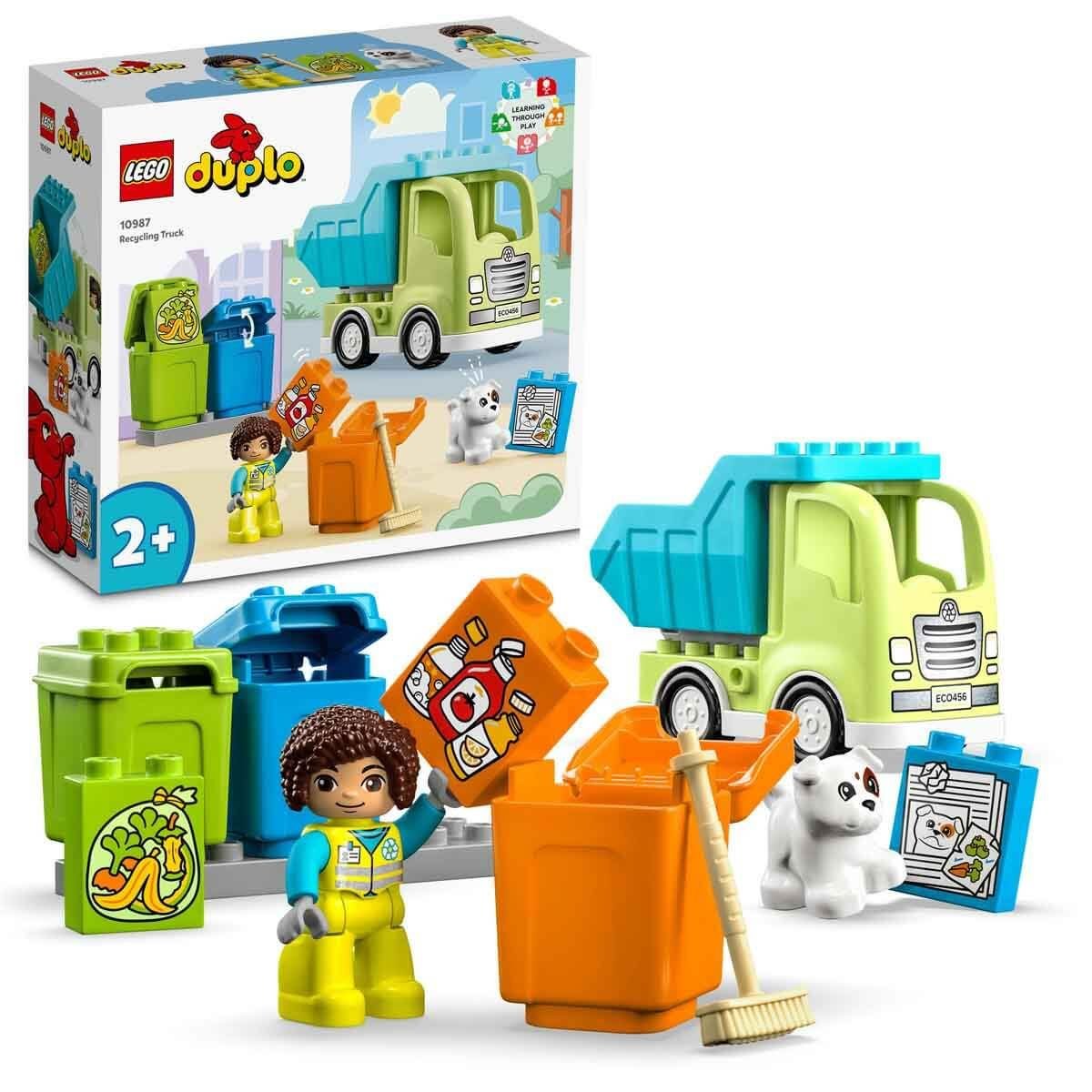 LEGO DUPLO Kasabası Geri Dönüşüm Kamyonu LDP-10987 Oyuncak Seti