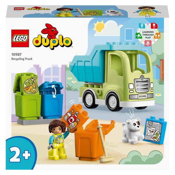 LEGO DUPLO Kasabası Geri Dönüşüm Kamyonu LDP-10987 Oyuncak Seti