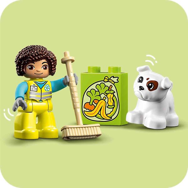 LEGO DUPLO Kasabası Geri Dönüşüm Kamyonu LDP-10987 Oyuncak Seti