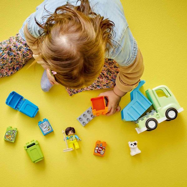 LEGO DUPLO Kasabası Geri Dönüşüm Kamyonu LDP-10987 Oyuncak Seti