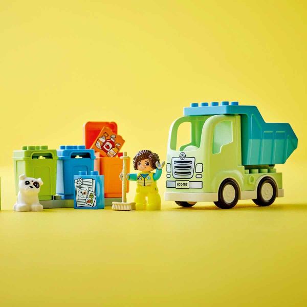 LEGO DUPLO Kasabası Geri Dönüşüm Kamyonu LDP-10987 Oyuncak Seti
