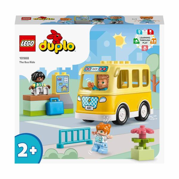LEGO DUPLO Kasabası Otobüs Yolculuğu LDP-10988 Oyuncak Seti