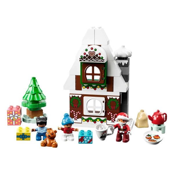 LEGO DUPLO Noel Baba'nın Zencefilli Kurabiye Evi LDP-10976 Oyuncak Seti