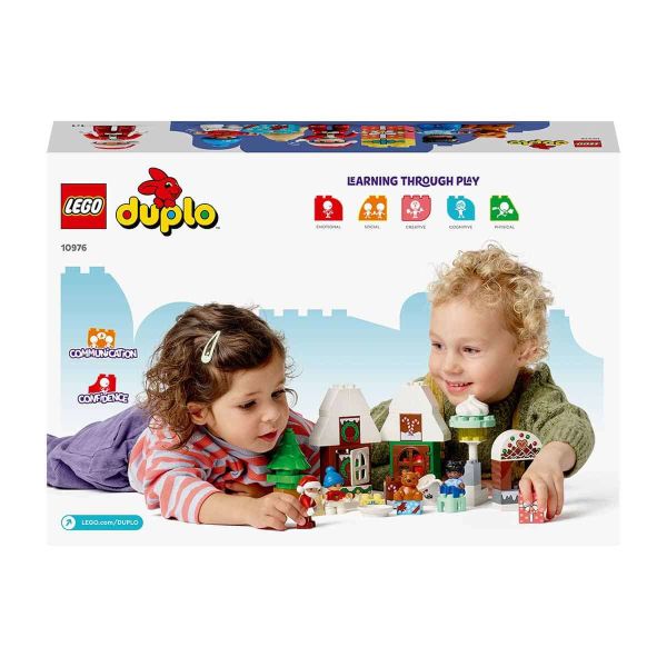 LEGO DUPLO Noel Baba'nın Zencefilli Kurabiye Evi LDP-10976 Oyuncak Seti