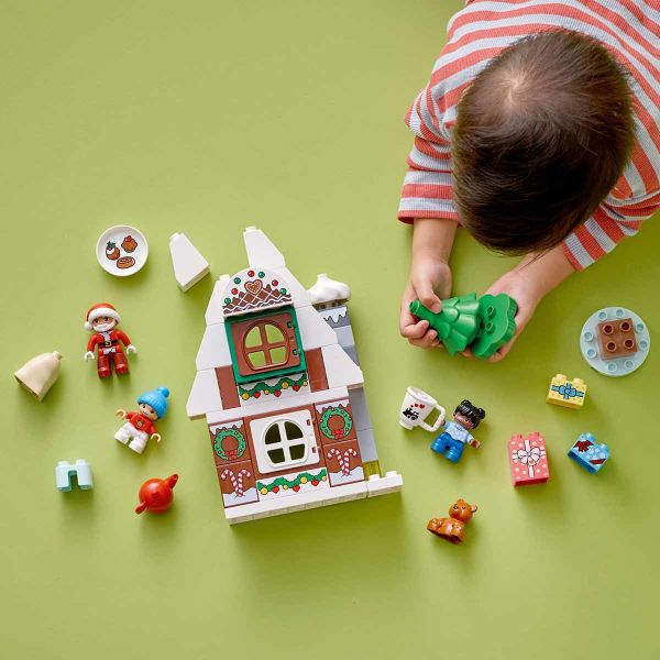 LEGO DUPLO Noel Baba'nın Zencefilli Kurabiye Evi LDP-10976 Oyuncak Seti