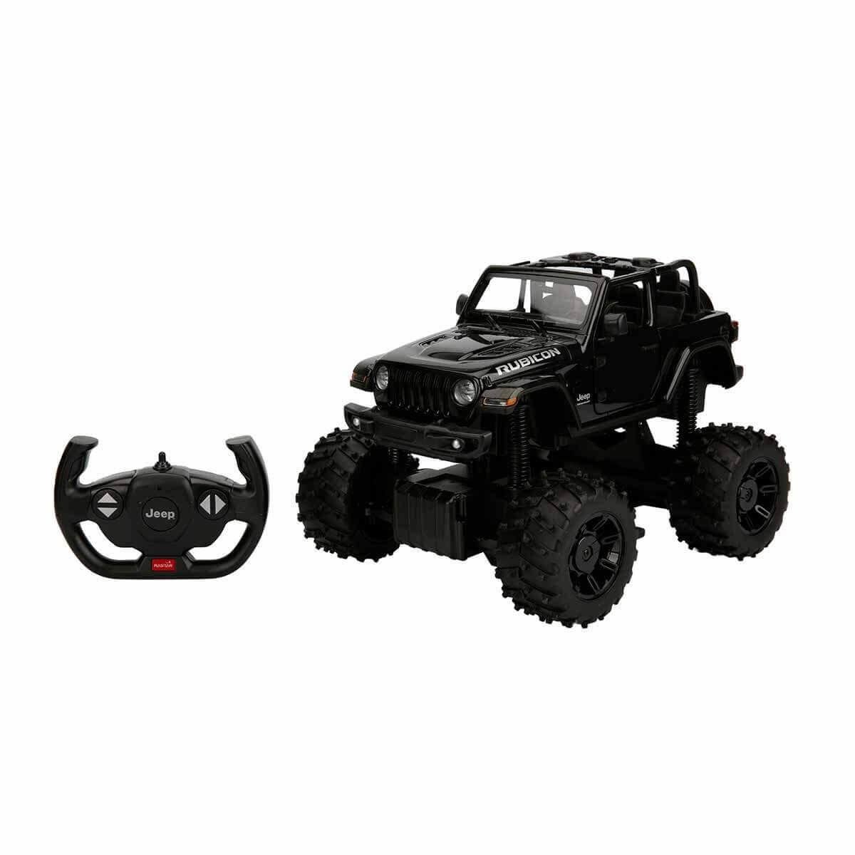 Jeep Wrangler Rubicon 28 cm Uzaktan Kumandalı Araba RST-79410 Siyah