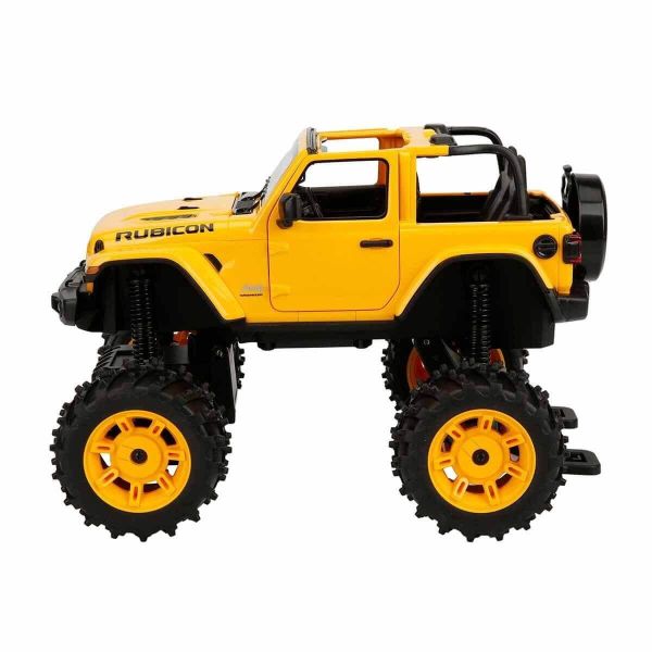 Jeep Wrangler Rubicon 28 cm Uzaktan Kumandalı Araba RST-79410 Sarı