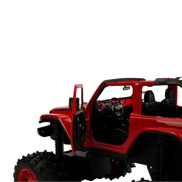 Jeep Wrangler Rubicon 28 cm Uzaktan Kumandalı Araba RST-79410 Kırmızı