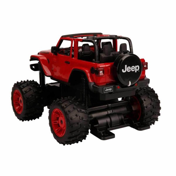 Jeep Wrangler Rubicon 28 cm Uzaktan Kumandalı Araba RST-79410 Kırmızı