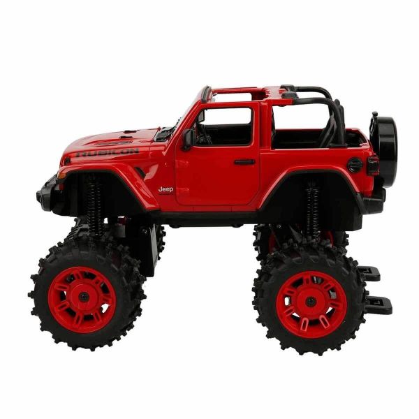 Jeep Wrangler Rubicon 28 cm Uzaktan Kumandalı Araba RST-79410 Kırmızı