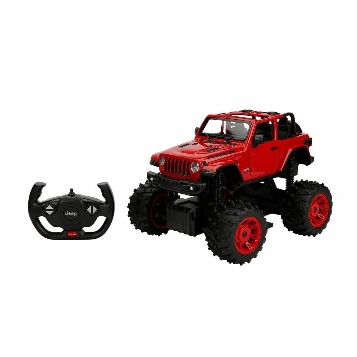 Jeep Wrangler Rubicon 28 cm Uzaktan Kumandalı Araba RST-79410 Kırmızı