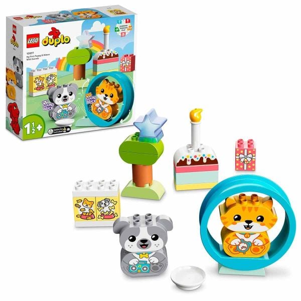 LEGO DUPLO Sesli İlk Yavru Köpeğim ve Yavru Kedim LDP-10977