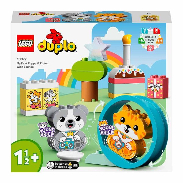 LEGO DUPLO Sesli İlk Yavru Köpeğim ve Yavru Kedim LDP-10977
