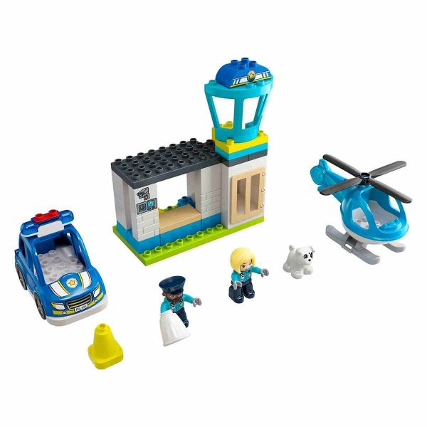LEGO DUPLO Kurtarma Polis Merkezi ve Helikopter LDP-10959 Oyuncak Seti