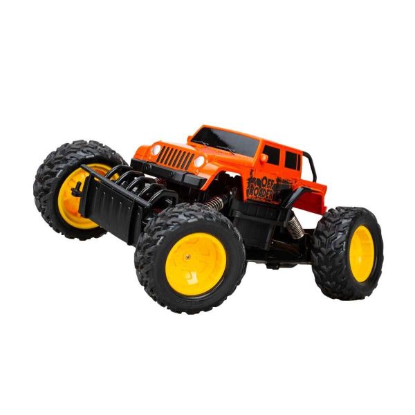 Rock Crawler Jeep 33 cm Uzaktan Kumandalı Aksiyon Aracı RST-59100 Turuncu