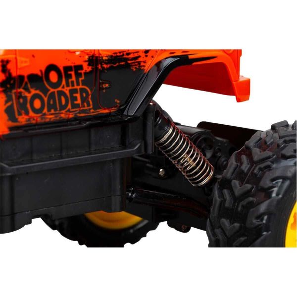 Rock Crawler Jeep 33 cm Uzaktan Kumandalı Aksiyon Aracı RST-59100 Turuncu