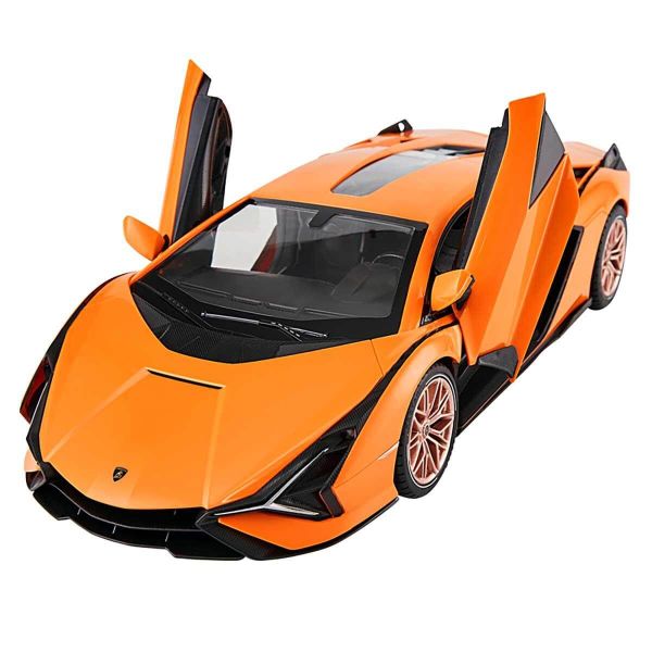 Lamborghini Sian FKP 37 Açılır Kapılı 36 cm Uzaktan Kumandalı Araba RST-97700 Turuncu