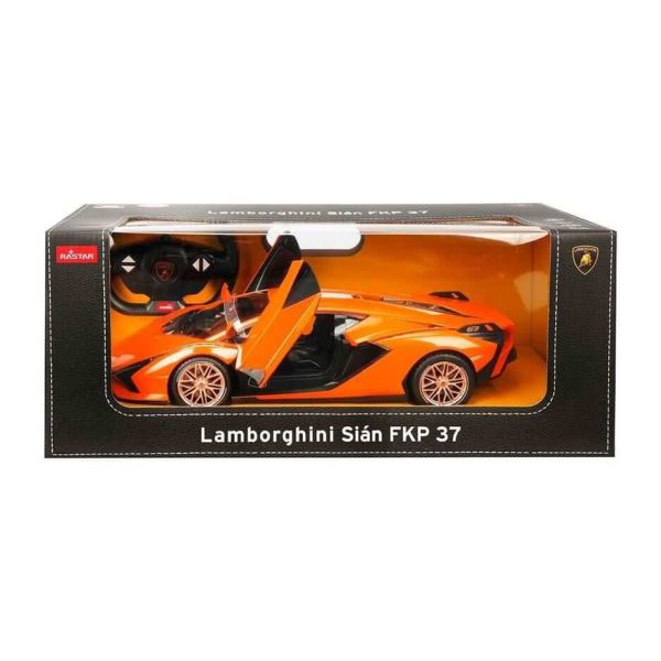 Lamborghini Sian FKP 37 Açılır Kapılı 36 cm Uzaktan Kumandalı Araba RST-97700 Turuncu