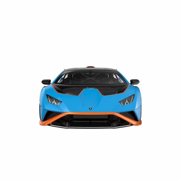 Lamborghini Huracan STO Açılır Kapılı 33 cm Uzaktan Kumandalı Araba RST-98700 Mavi