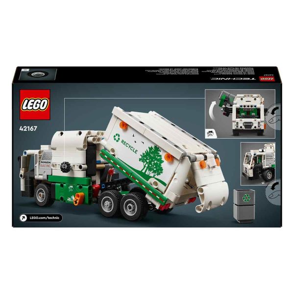 LEGO Technic Mack LR Elektrikli Çöp Kamyonu LTC-42167 Oyuncak