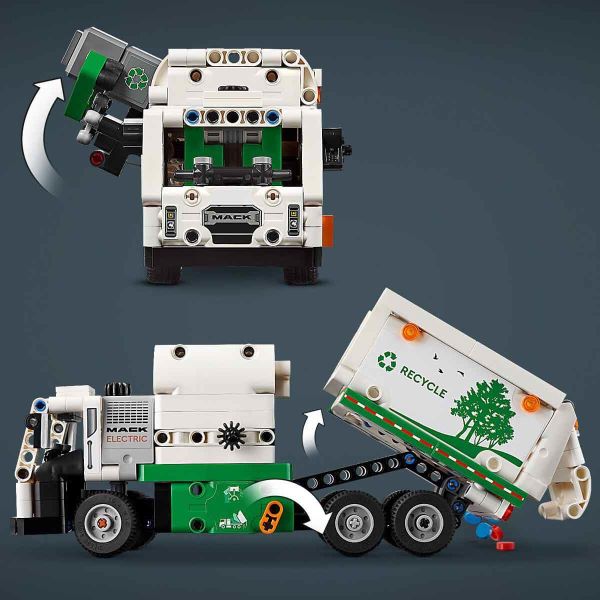 LEGO Technic Mack LR Elektrikli Çöp Kamyonu LTC-42167 Oyuncak
