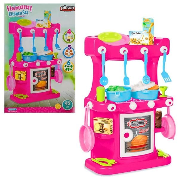 Pilsan Oyuncak Hamarat Mutfak Seti 43 Parça PLS-03-335