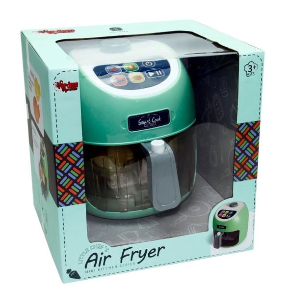 Air Fryer Gıdaları Renk Değiştiren Dokunmatik Oyuncak Fritöz Seti LD-6613A