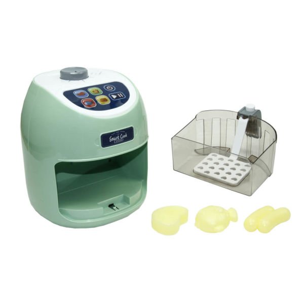 Air Fryer Gıdaları Renk Değiştiren Dokunmatik Oyuncak Fritöz Seti LD-6613A