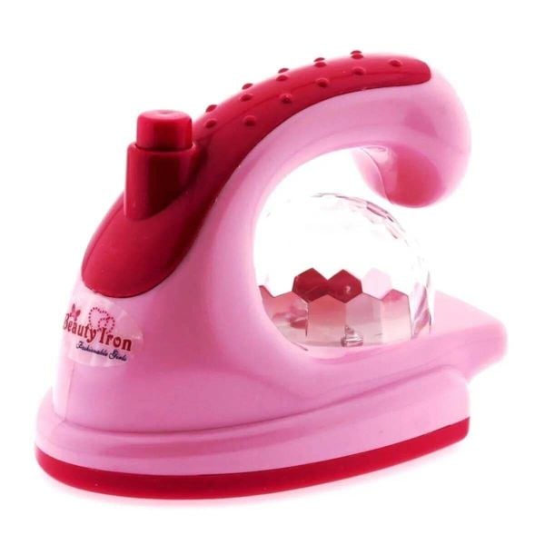 Oyuncak Ütü Pembe Renkli Sesli ve Işıklı Beauty Tron MG-018-25