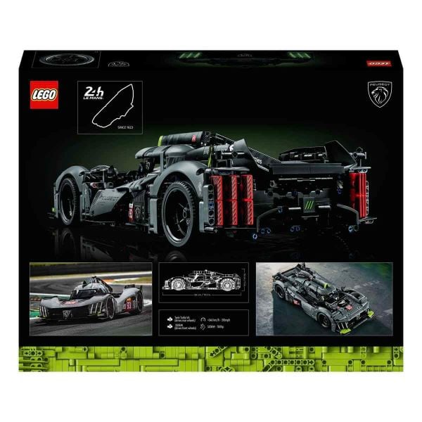 LEGO Technic PEUGEOT 9X8 24H Le Mans Hybrid Hypercar LTC-42156 Oyuncak Araba