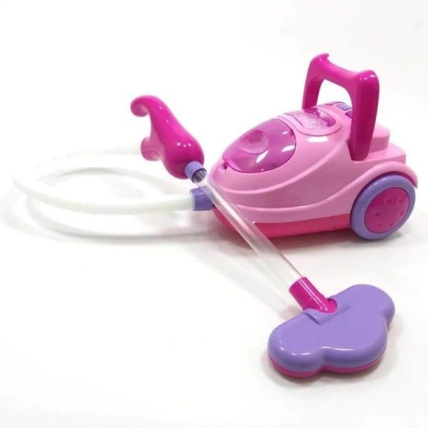 Sesli ve Işıklı 19 cm Oyuncak Elektrikli Süpürge Vacuum Cleaner LS820K