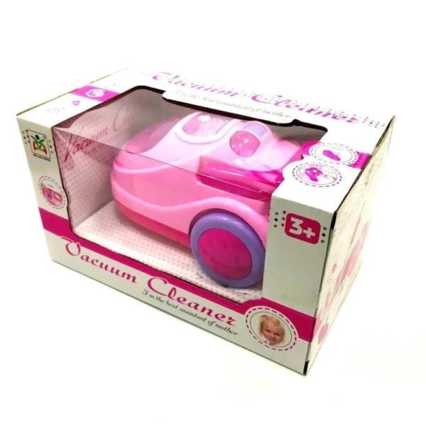 Sesli ve Işıklı 19 cm Oyuncak Elektrikli Süpürge Vacuum Cleaner LS820K