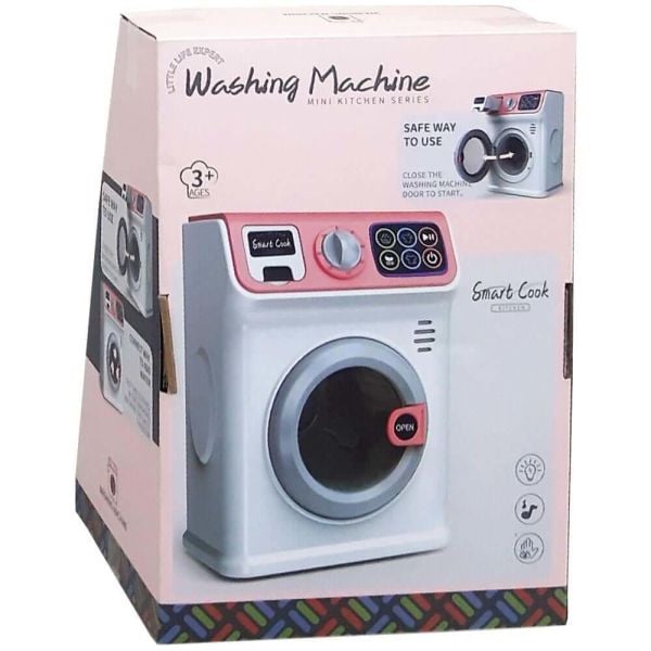 Sesli ve Işıklı Dokunmatik Ekran Oyuncak Çamaşır Makinesi LD-885B