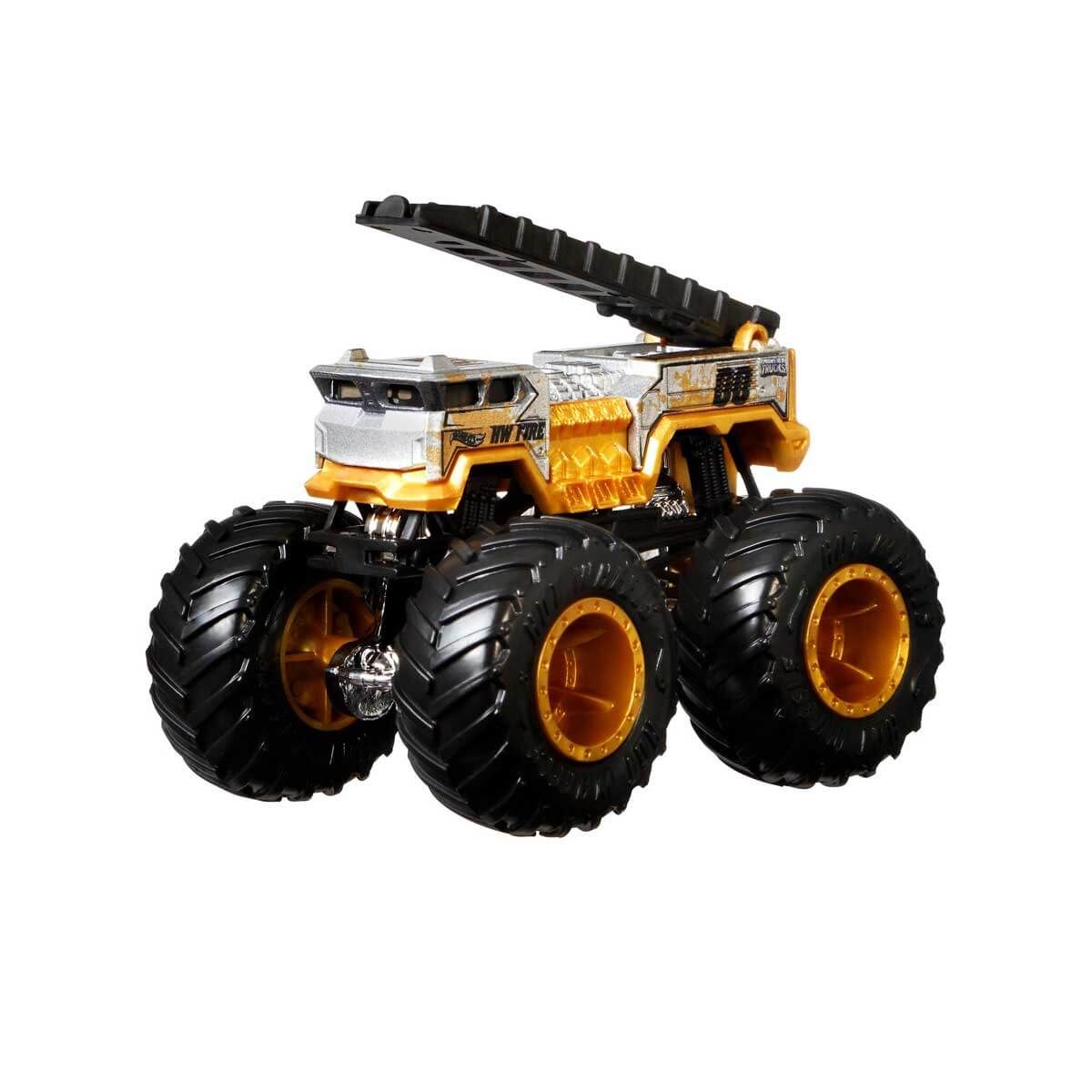 Hot Wheels Monster Trucks Araba FYJ44 - 1:64 Ölçekli Seri 5 Alarm