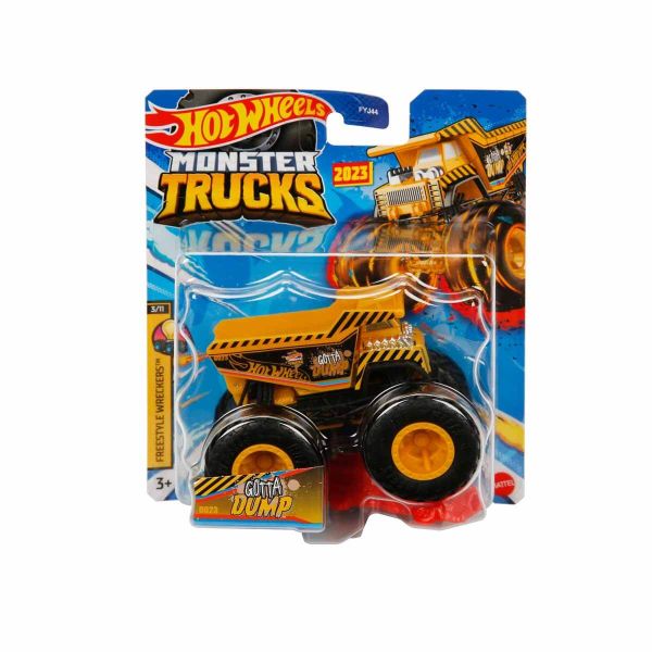 Hot Wheels Monster Trucks Araba FYJ44 - 1:64 Ölçekli Seri Gotta Dump