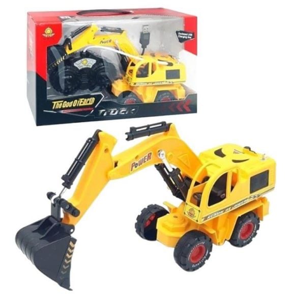 Oyuncak Uzaktan Kumandalı İş Makinesi Şarjlı Ekskavatör CN-99-71E