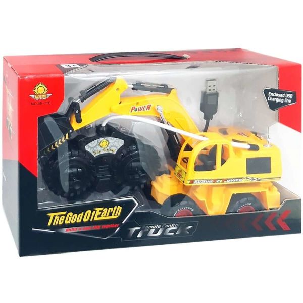 Oyuncak Uzaktan Kumandalı İş Makinesi Şarjlı Ekskavatör CN-99-71E